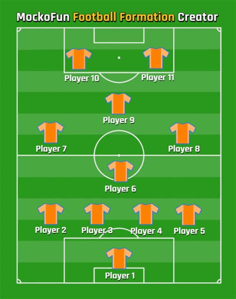 cfg4 football|Football Formation Creator .
